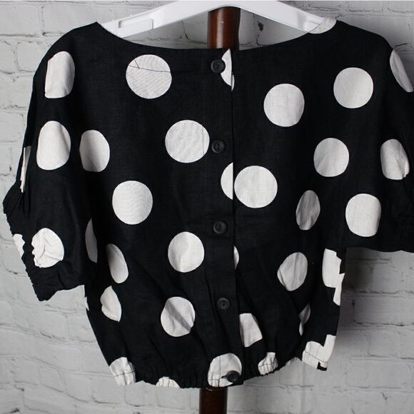 Women's Tabitha Brown x Target Polkadot Top Small - Picture 6 of 6